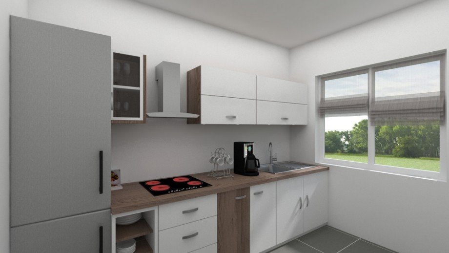 K�che Bsp. modernisiert Etagenwohnung Wolfsburg / Westhagen