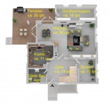 Erdgeschoss **possiel makes it possible** Einziehen Wohlf�hlen. Charmantes Haus sucht neue Bindung!