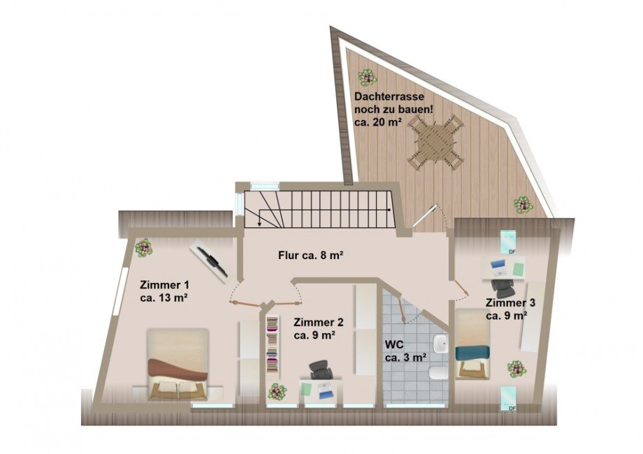 Obergeschoss Einfamilienhaus Walbeck