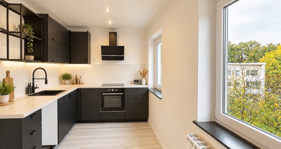 K�che EBK1 Etagenwohnung Wolfsburg / Rabenberg