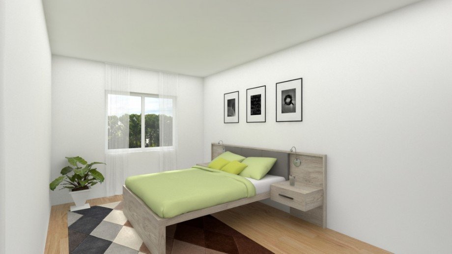 Schlafen Bsp. modernisiert Etagenwohnung Wolfsburg / Westhagen