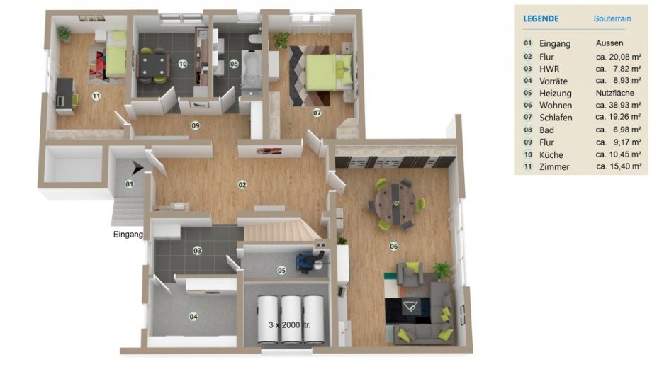 Souterrain Wohnen.jpg Bungalow R�hen