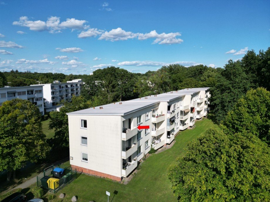 Luftbild 1 Etagenwohnung Wolfsburg