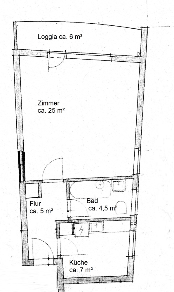 Grundriss Wohnung Etagenwohnung Wolfsburg