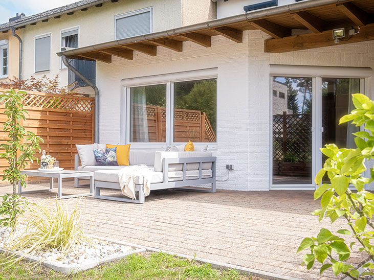Terrasse Reihenmittelhaus Gifhorn