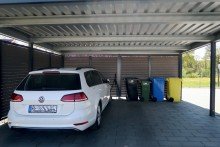 Carport1 **possiel makes it possible** Junge moderne Doppelhaush�lfte - Provisionsfrei f�r K�ufer!
