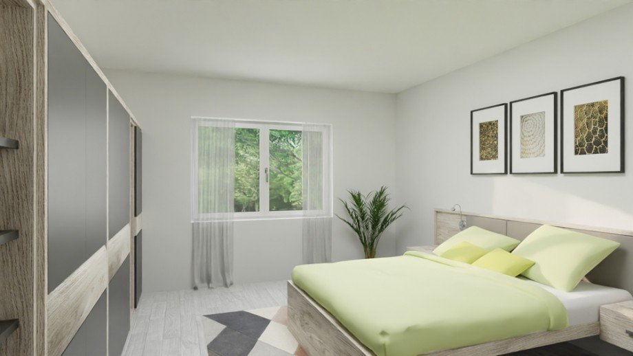 Masterschlafzimmer Etagenwohnung Wolfsburg