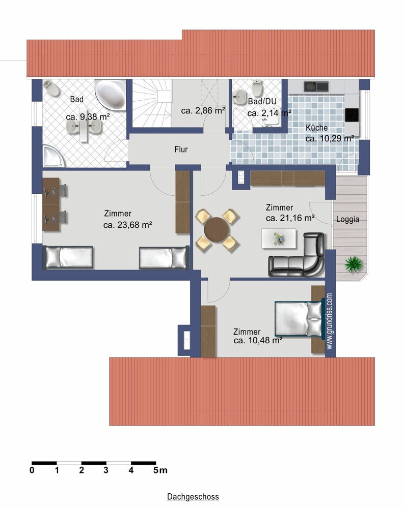 Obergeschoss Einfamilienhaus Wagenhoff