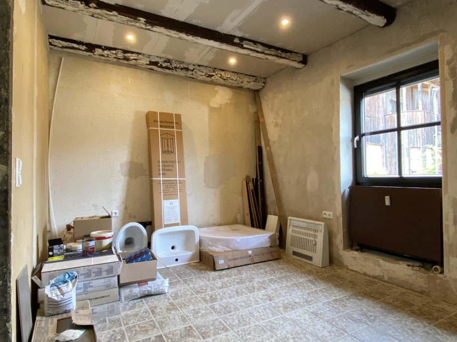 Zimmer mit Material Erdgeschosswohnung Osloss