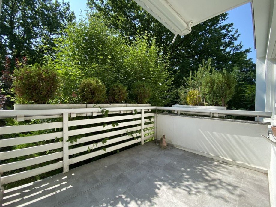 4Balkon Gartenblick Erdgeschosswohnung Wolfsburg / Klieversberg