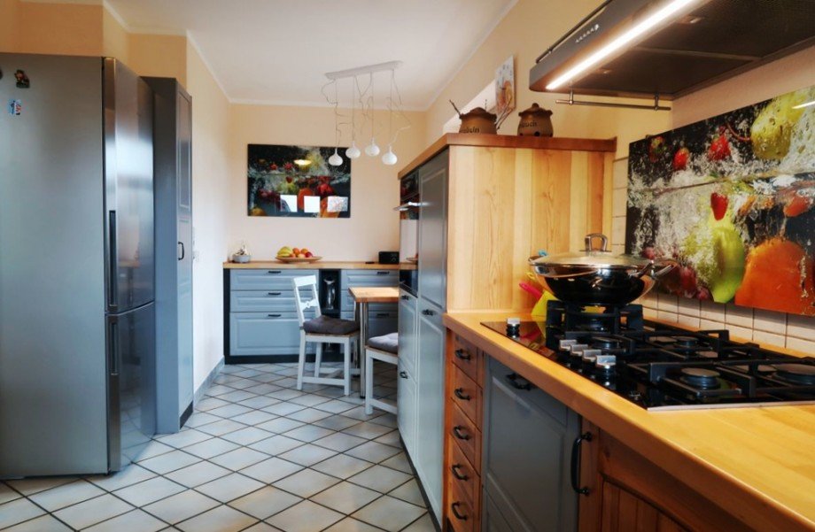 K�che Blick Essplatz klein Einfamilienhaus R�hen OT Eischott