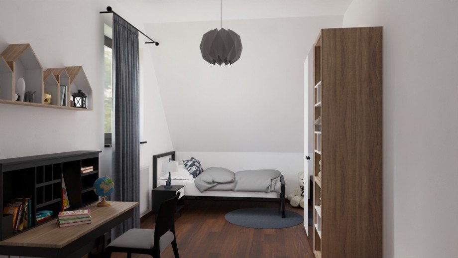 Einrichtungsbeispiel Zimmer 3 OG Einfamilienhaus Meine / Bechtsb�ttel