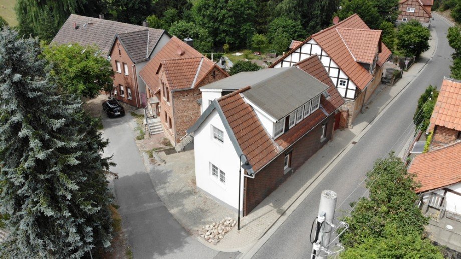 Ansicht Luft Einfamilienhaus Walbeck