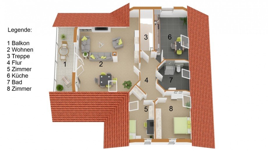 Dachgeschoss Einfamilienhaus Wolfsburg