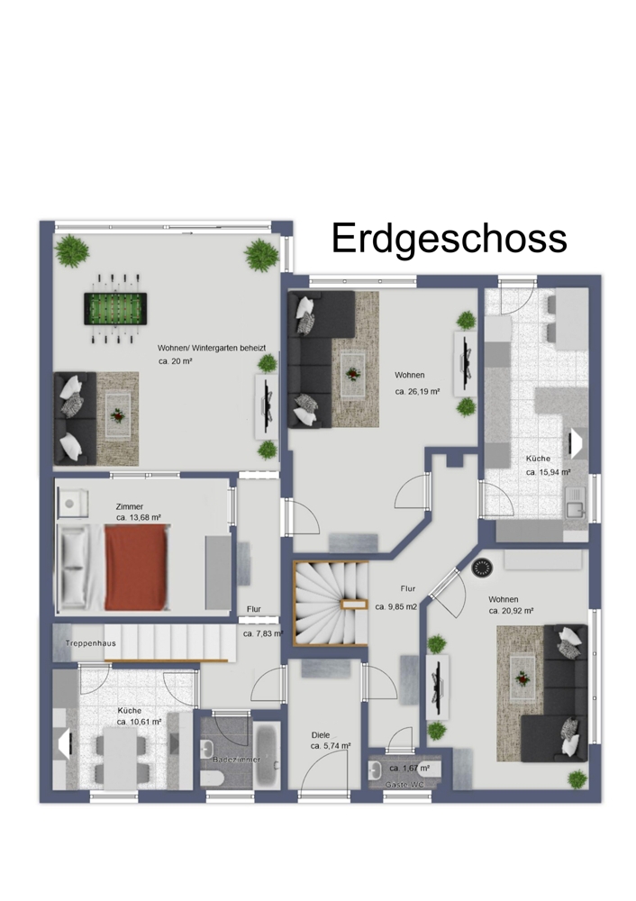 Erdgeschoss Doppelhaush�lfte Wolfsburg