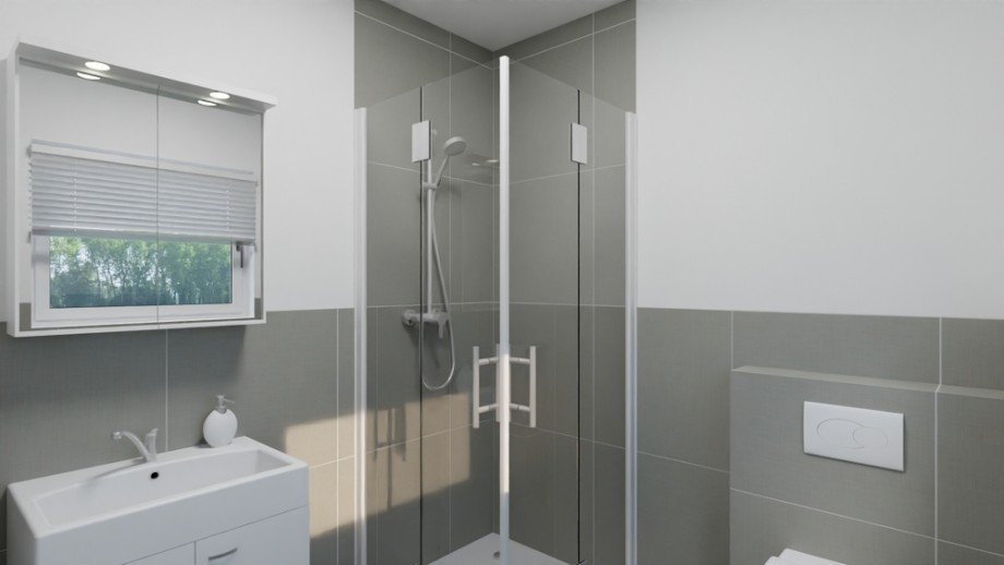 WC mit Dusche EG Reihenmittelhaus Wolfsburg