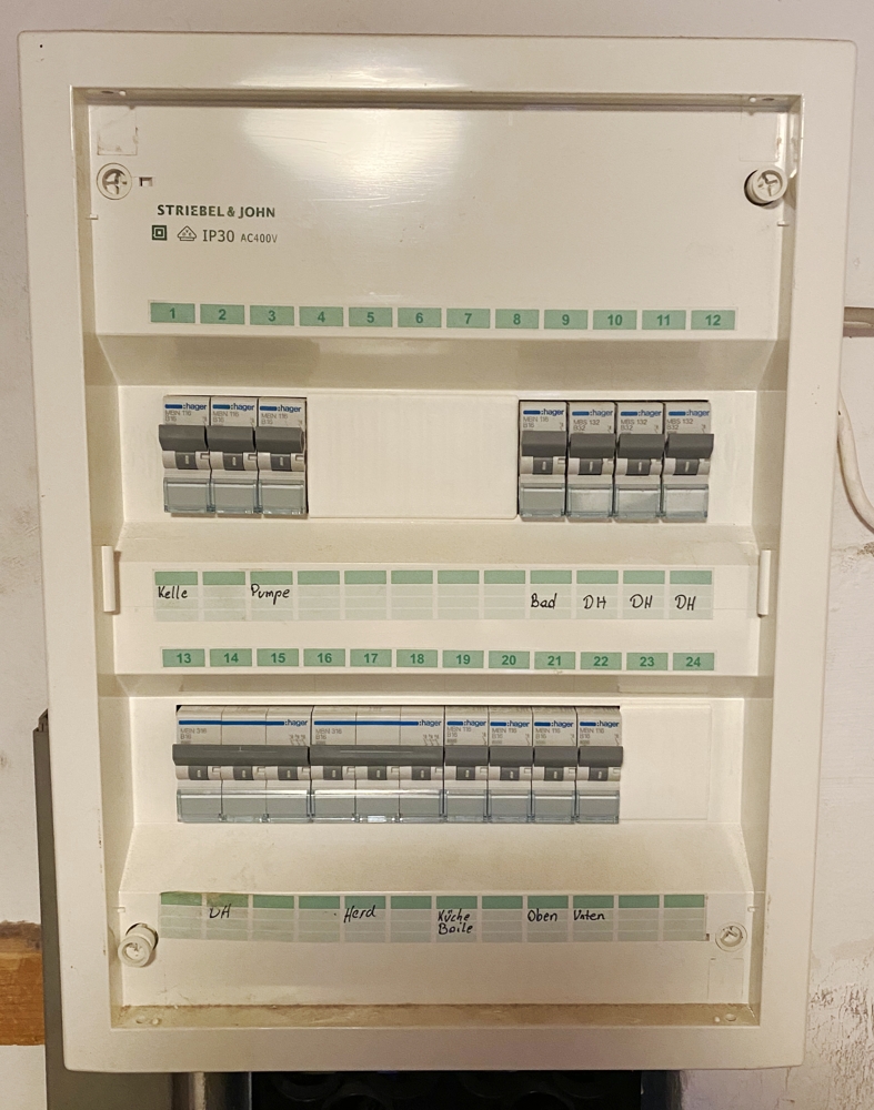 Elektrik Reihenmittelhaus Wolfsburg / Vorsfelde