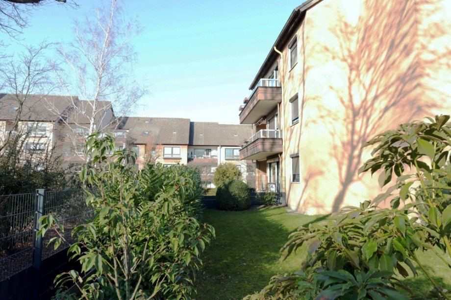 Sicht vom Nachbargarten Erdgeschosswohnung Wolfsburg