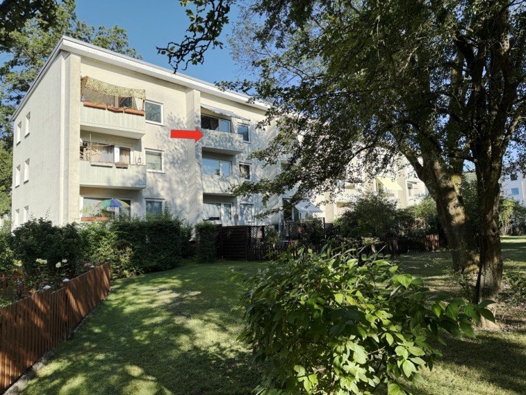 Geb�ude Westseite1 Wolfsburg / Rabenberg Etagenwohnung Renovierte 2- ZI WHG mit Loggia und Blick ins Gr�ne