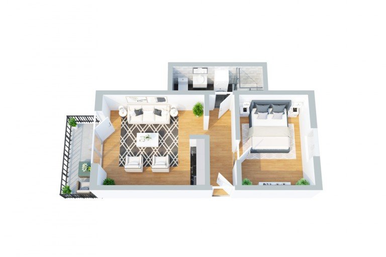 Grundriss Osloss Erdgeschosswohnung **possiel makes it possible** Klein, Fein, Dein! Nette 2 Zimmer Wohnung sucht neue Bewohner!