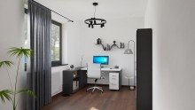 Einrichtungsbeispiel B�ro EG **possiel makes it possible** Einziehen Wohlf�hlen. Charmantes Haus sucht neue Bindung!